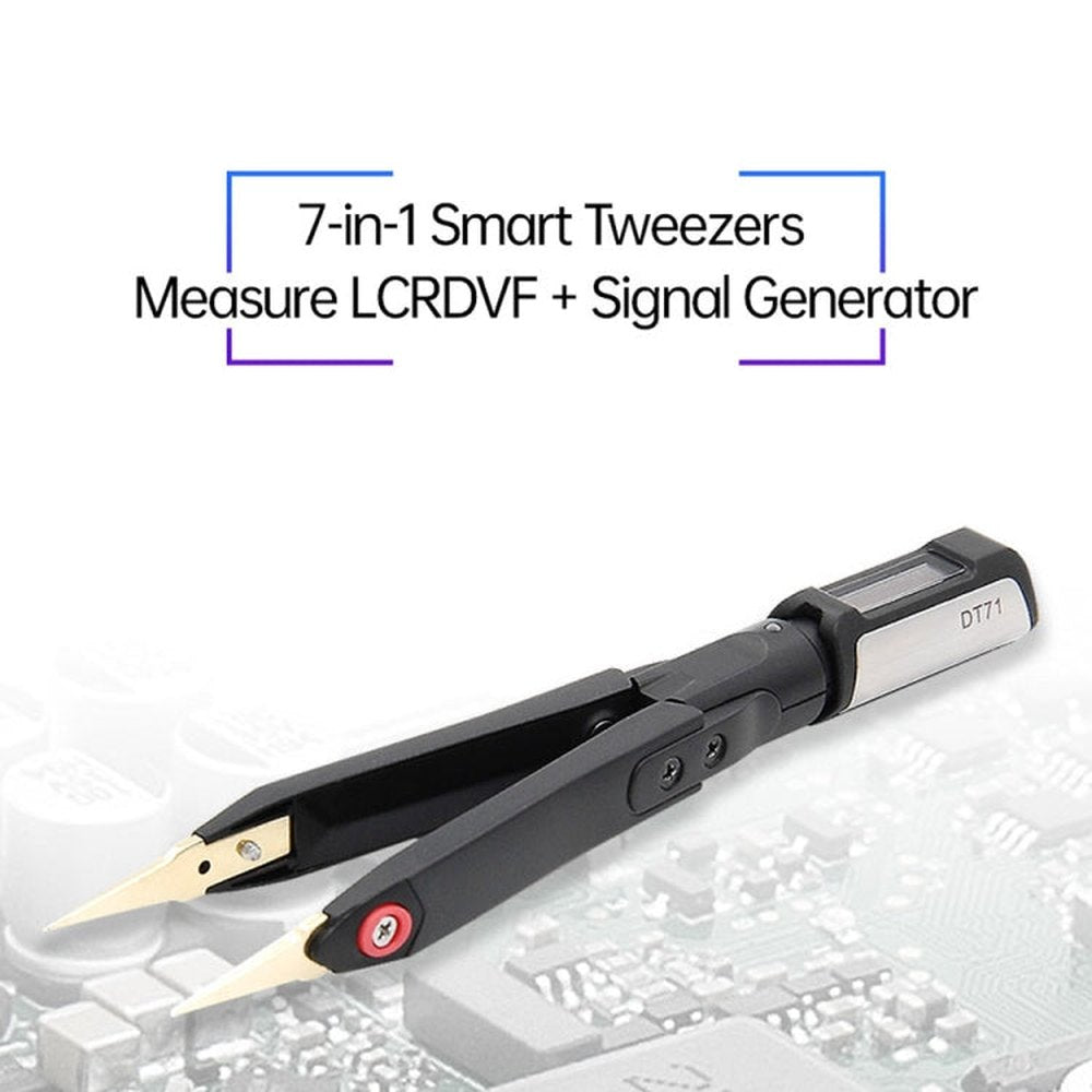 MINIWARE DT71 Measuring Digital Tweezers Signal Generator Multimeter, DT71