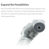 MOZA Mini MX 3 Axis Foldable Handheld Gimbal Stabilizer for Action Camera and Smart Phone, Mini MX