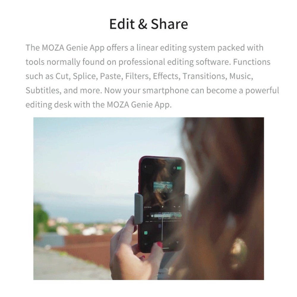 MOZA Mini MX 3 Axis Foldable Handheld Gimbal Stabilizer for Action Camera and Smart Phone, Mini MX - laboratorydeal