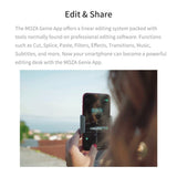 MOZA Mini MX 3 Axis Foldable Handheld Gimbal Stabilizer for Action Camera and Smart Phone, Mini MX