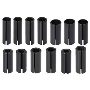 Milling Cutter Conversion Chuck Engraving Machine Trimmer Electric Wood Milling Connector, 13 PCS/Set - laboratorydeal