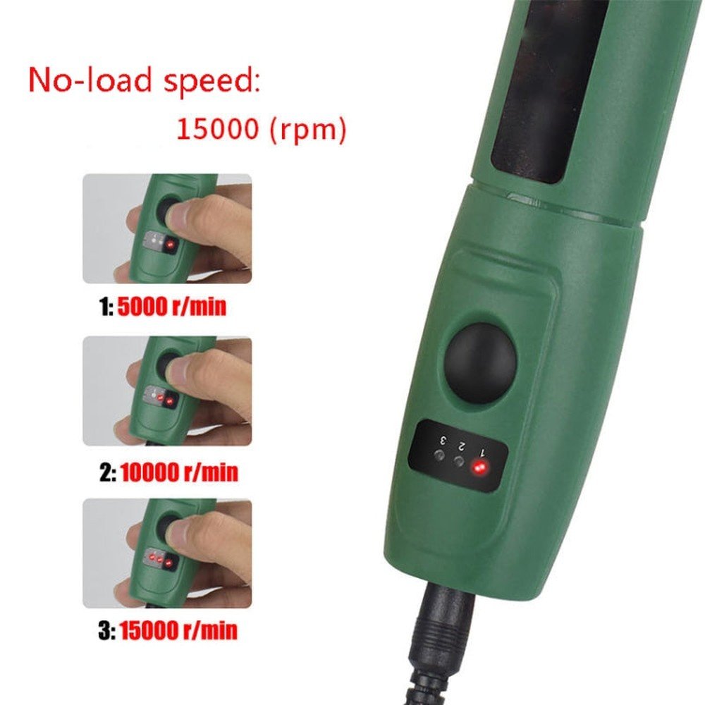 Mini Electrical Engraving Pen Cutting And Polishing Electrical Grinder Tool Set, US Plug, US Plug(Red), US Plug(Grey), US Plug(Green) - laboratorydeal