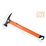 Multi-Purpose Camping Hammer Outdoor Tool ,Random Color Delivery, Camping Hammer