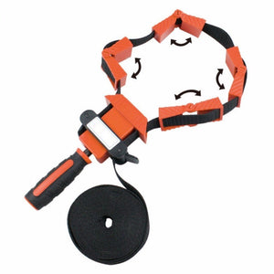 Multifunction Belt Clamp Wood Working Quick Adjustable Band Clamp Polygonal Clip 90 Degrees Right Angle Corner, Adjustable Band Clamp - laboratorydeal