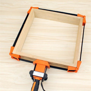 Multifunction Belt Clamp Wood Working Quick Adjustable Band Clamp Polygonal Clip 90 Degrees Right Angle Corner, Adjustable Band Clamp - laboratorydeal