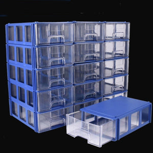 Multifunctional Building Block Type Component Box Storage Box Drawer Type Parts Box Combined Accessory Box, LT - 00A L - laboratorydeal
