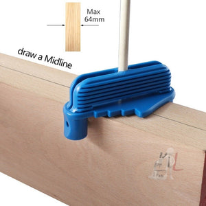 Multifunctional Scriber Woodworking Tools, Scribe Blue (Without Pencil), Scribe Gray (Without Pencil), Scribe Blue (Including 2 Pencils), Scribe Gray (Including 2 Pencils） - laboratorydeal