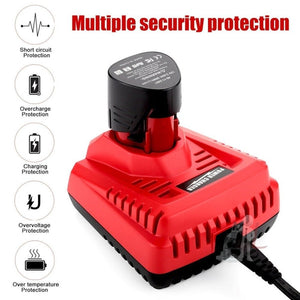 N12 For Milwaukee 10.8/12V Electric Tool Lithium Battery Fast Charger, US, EU, UK, AU - laboratorydeal