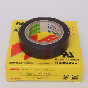 NO.903UL 0.08mm Thickness NITTO DENKO Teflon High Temperature Tape for Sealing Machine , Size: 10m x 50mm, Size: 10m x 50mm