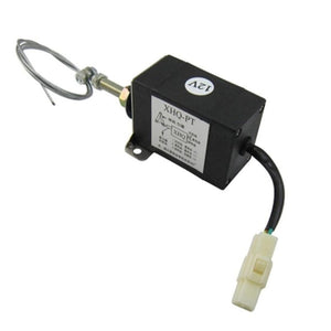 Normally Close DC 12V/24V Diesel Engine Flame Out Device Engine Stop Solenoid Valve XHQ - PT Power Off Pull Type Flameout Magnetic, 12V - laboratorydeal