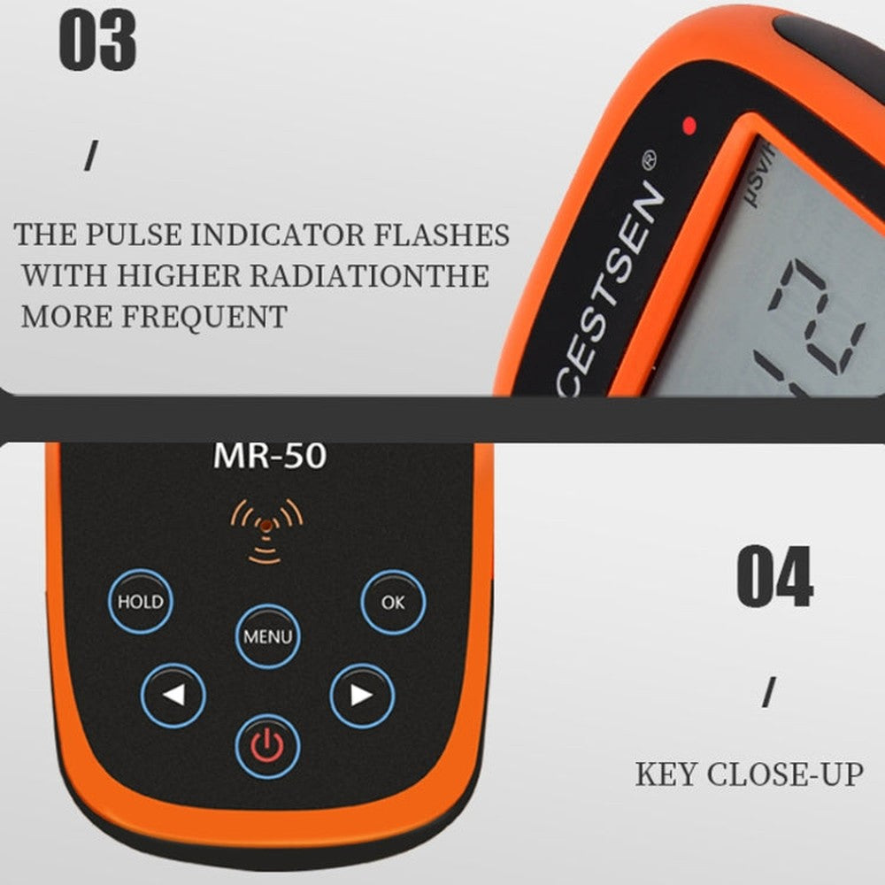 Nuclear Radiation Detector Radioactive Environmental Radiation αβγX-Ray Detector,CN Plug, CESTSEN  MR-50, CESTSEN MR-50EXP