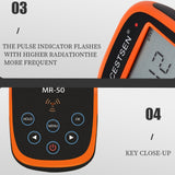 Nuclear Radiation Detector Radioactive Environmental Radiation αβγX-Ray Detector,CN Plug, CESTSEN  MR-50, CESTSEN MR-50EXP