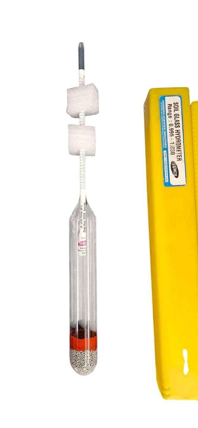 OMSONS Soil Hydrometer Range 0.995 -1.030 made of high quality Glass laboratory deal