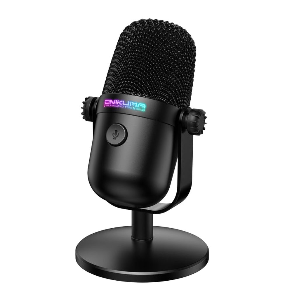 ONIKUMA M830 USB Desktop Colorful RGB Condenser Microphone - laboratorydeal