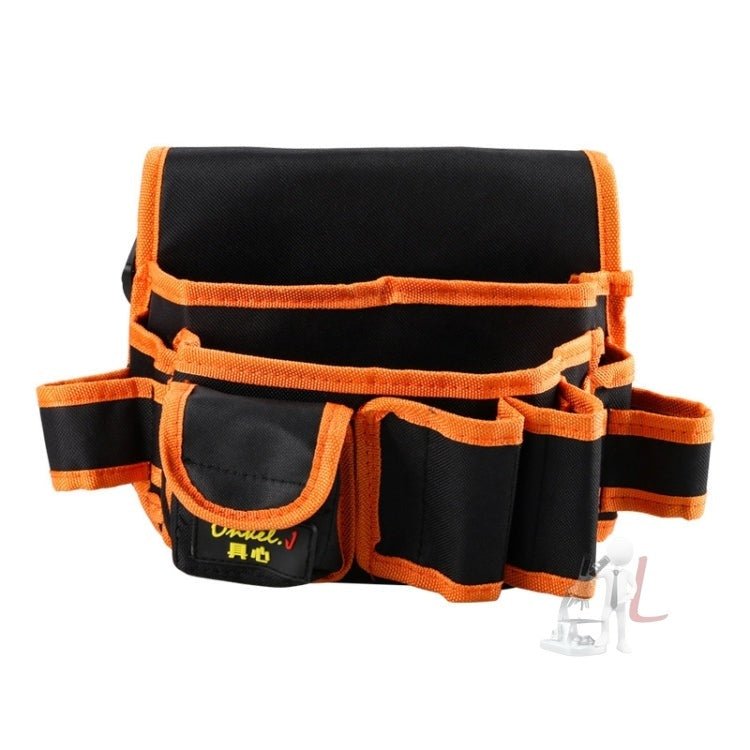 Onkel.J Electrician Waist Bag Canvas Multifunctional Tool Bag Woodworking Fitter Bag - laboratorydeal