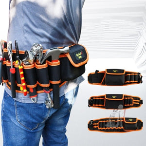 Onkel.J Electrician Waist Bag Canvas Multifunctional Tool Bag Woodworking Fitter Bag - laboratorydeal