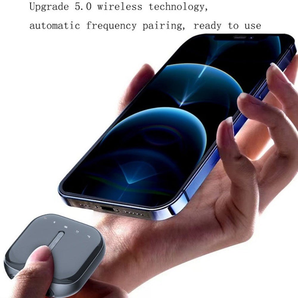 Outdoor Professional Noise - cancelling Wireless Lavalier Microphone, Type - C, Type - C+Apple Adapter, Type - C+External Microphone, Type - C+Apple Adapter+External Microphone - laboratorydeal