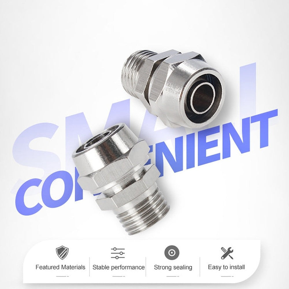 PC6-03 LAIZE 2pcs Nickel Plated Copper Pneumatic Quick Fitting Connector, PC4-M5 (10pcs), PC4-01 (10pcs), PC4-02 (10pcs), PC6-M5 (10pcs), PC6-01 (10pcs), PC6-02 (10pcs), PC6-03 (2pcs), PC6-04 (2pcs), PC8-01 (10pcs), PC8-02 (10pcs), PC8-03 (2pcs)�������...