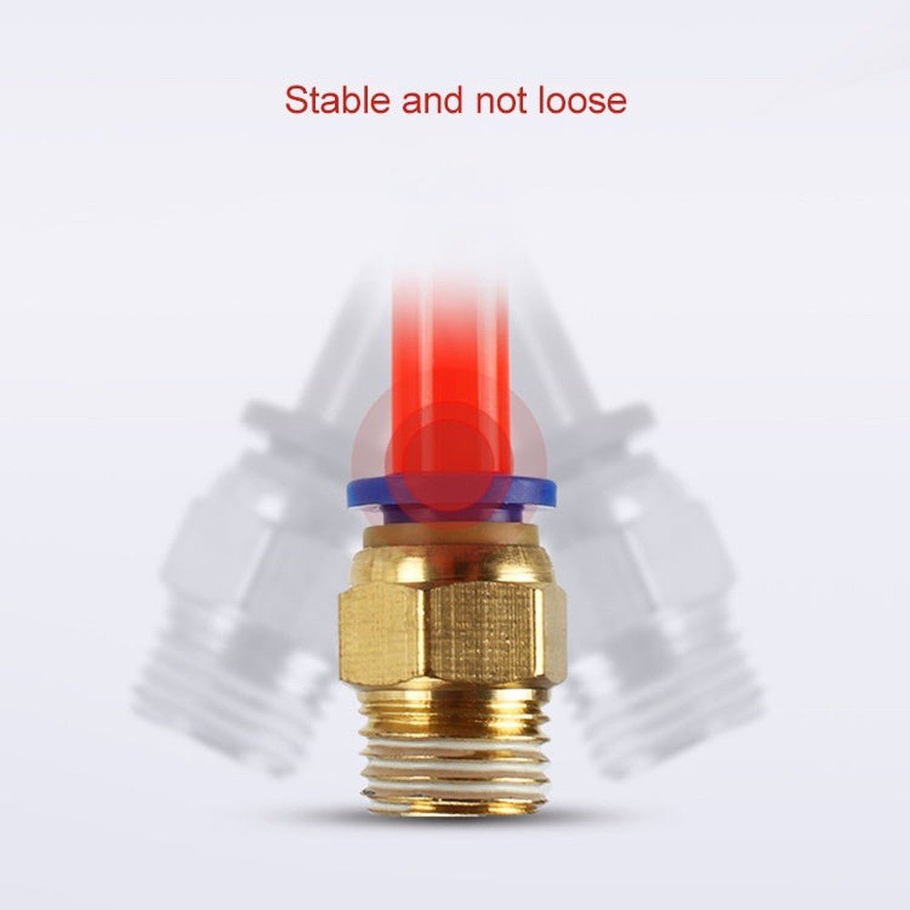 PC6 - 04 LAIZE 2pcs PC Male Thread Straight Pneumatic Quick Fitting Connector, PC16 - 03 (2pcs), PC16 - 04 (2pcs), PC16 - 06 (1pc) - laboratorydeal