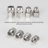 PCF10-02 LAIZE Copper Pneumatic Quick Fitting Connector, PCF4-01, PCF4-02, PCF6-01, PCF6-02, PCF8-01, PCF8-02, PCF10-01, PCF10-02