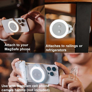 PGYTECH P - PG - 012 Cell Phone Magnetic Fill Light MagSafe Live Photo Shooting Photography Lights - laboratorydeal
