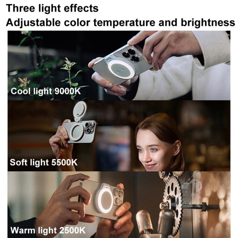 PGYTECH P - PG - 012 Cell Phone Magnetic Fill Light MagSafe Live Photo Shooting Photography Lights - laboratorydeal