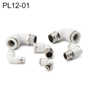 PL4-02 LAIZE 2pcs PL Elbow Pneumatic Quick Fitting Connector, PL4-01 (10pcs), PL4-02 (2pcs), PL4-M5 (10pcs), PL6-01 (2pcs), PL6-02 (2pcs), PL6-03 (2pcs), PL6-04 (1pc), PL6-M5 (2pcs), PL8-01 (2pcs), PL8-02 (2pcs), PL8-03 (2pcs), PL8-04 (1pc)������������...
