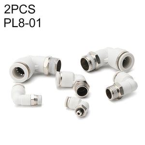 PL4-02 LAIZE 2pcs PL Elbow Pneumatic Quick Fitting Connector, PL4-01 (10pcs), PL4-02 (2pcs), PL4-M5 (10pcs), PL6-01 (2pcs), PL6-02 (2pcs), PL6-03 (2pcs), PL6-04 (1pc), PL6-M5 (2pcs), PL8-01 (2pcs), PL8-02 (2pcs), PL8-03 (2pcs), PL8-04 (1pc)������������...
