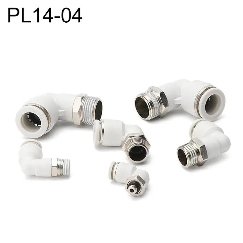 PL4-02 LAIZE 2pcs PL Elbow Pneumatic Quick Fitting Connector, PL4-01 (10pcs), PL4-02 (2pcs), PL4-M5 (10pcs), PL6-01 (2pcs), PL6-02 (2pcs), PL6-03 (2pcs), PL6-04 (1pc), PL6-M5 (2pcs), PL8-01 (2pcs), PL8-02 (2pcs), PL8-03 (2pcs), PL8-04 (1pc)������������...