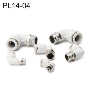 PL4-02 LAIZE 2pcs PL Elbow Pneumatic Quick Fitting Connector, PL4-01 (10pcs), PL4-02 (2pcs), PL4-M5 (10pcs), PL6-01 (2pcs), PL6-02 (2pcs), PL6-03 (2pcs), PL6-04 (1pc), PL6-M5 (2pcs), PL8-01 (2pcs), PL8-02 (2pcs), PL8-03 (2pcs), PL8-04 (1pc)������������...