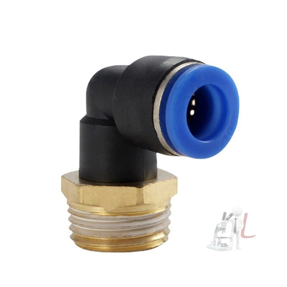 PL6-04 LAIZE 2pcs Male Thread Elbow Pneumatic Quick Fitting Connector, PL4-01 (10pcs), PL4-02 (10pcs), PL4-M5 (10pcs), PL6-01 (10pcs), PL6-02 (10pcs), PL6-03 (10pcs), PL6-04 (2pcs), PL6-M5 (10pcs), PL8-01 (10pcs), PL8-02 (10pcs), PL8-03 (10pcs)��������...