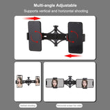 PULUZ 1.1m Tripod Mount + Live Broadcast Dual Phone Bracket + 6.2 inch 16cm LED Ring Vlogging Video Light Kits, 3 in 1 Live Broadcast Kits