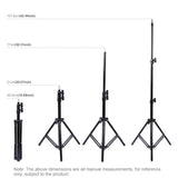 PULUZ 1.1m Tripod Mount + Live Broadcast Dual Phone Bracket + 6.2 inch 16cm LED Ring Vlogging Video Light Kits, 3 in 1 Live Broadcast Kits