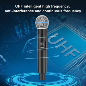 PULUZ 1 To 2 Wireless Microphones with LED Display, 6.35mm Transmitter - laboratorydeal