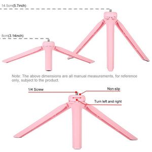 PULUZ 10.2 inch 26cm Light + Desktop Tripod Mount USB 3 Modes Dimmable Dual Color Temperature LED Curved Diffuse Light Ring Vlogging Selfie Photography Video Lights with Phone Clamp, 10.2 inch + Desktop Tripod, 10.2 inch Curved+Tripod - laboratorydeal