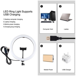 PULUZ 11.8 inch 30cm Light + 1.1m Tripod Mount Curved Surface USB 3 Modes Dimmable Dual Color Temperature LED Ring Vlogging Video Light Live Broadcast Kits with Phone Clamp, 11.8 inch+1.1m Tripod - laboratorydeal