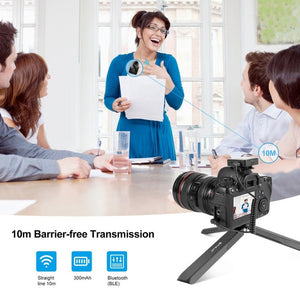 PULUZ 2 TX + 1 RX Wireless Lavalier Microphone, 2 TX + 1 RX - laboratorydeal