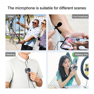 PULUZ 3.5mm Jack Lavalier Omnidirectional Condenser Recording Video Microphone, Length: 6m, Lavalier Microphone - laboratorydeal