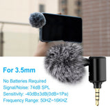 PULUZ 3.5mm Jack Mobile Phone Single Directional Adjustable Microphone, 3.5mm Phone Microphone