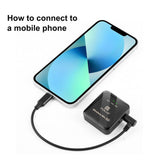 PULUZ 3.5mm TRS Male to 8 Pin Male Live Microphone Audio Adapter Cable for PU3153 / PU3154, 3.5mm to 8 Pin