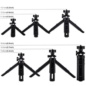 PULUZ 4.7 inch 12cm USB 3 Modes Dimmable LED Ring Vlogging Photography Video Lights + Pocket Tripod Mount Kit with Cold Shoe Tripod Ball Head, 4.7 inch Light+Pocket Tripod - laboratorydeal