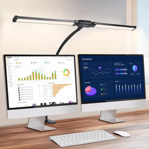 PULUZ Gooseneck Tube LED Fill Light Double Head Clip Desk Lamp - laboratorydeal