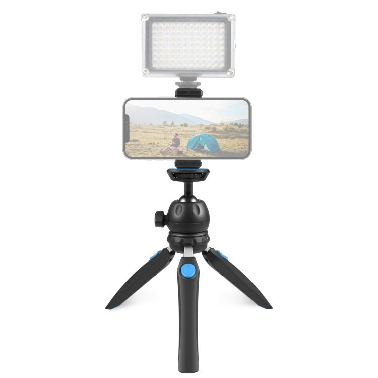 PULUZ Mini VLOG Live Stabilizer Stand Tripod with Phone Clamp for Smartphones, Mini VLOG Live Stabilizer(Blue), Mini VLOG Live Stabilizer(Red) - laboratorydeal