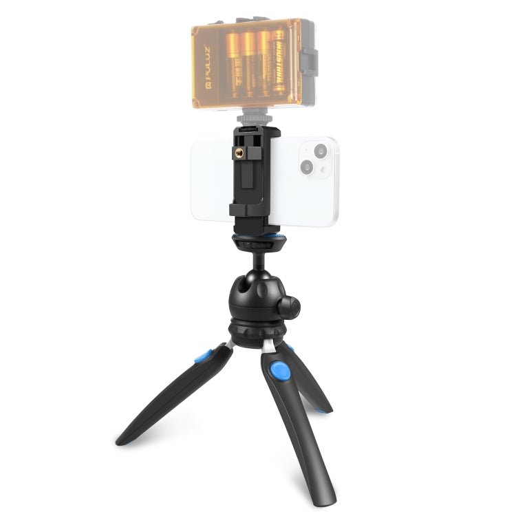 PULUZ Mini VLOG Live Stabilizer Stand Tripod with Phone Clamp for Smartphones, Mini VLOG Live Stabilizer(Blue), Mini VLOG Live Stabilizer(Red) - laboratorydeal