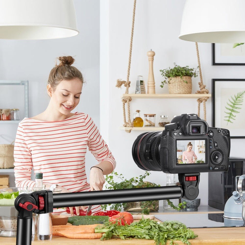 PULUZ Overhead Camera Mount C - Clamp Desk Stand Live Holder - laboratorydeal