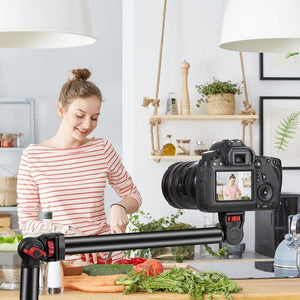 PULUZ Overhead Camera Mount C - Clamp Desk Stand Live Holder - laboratorydeal