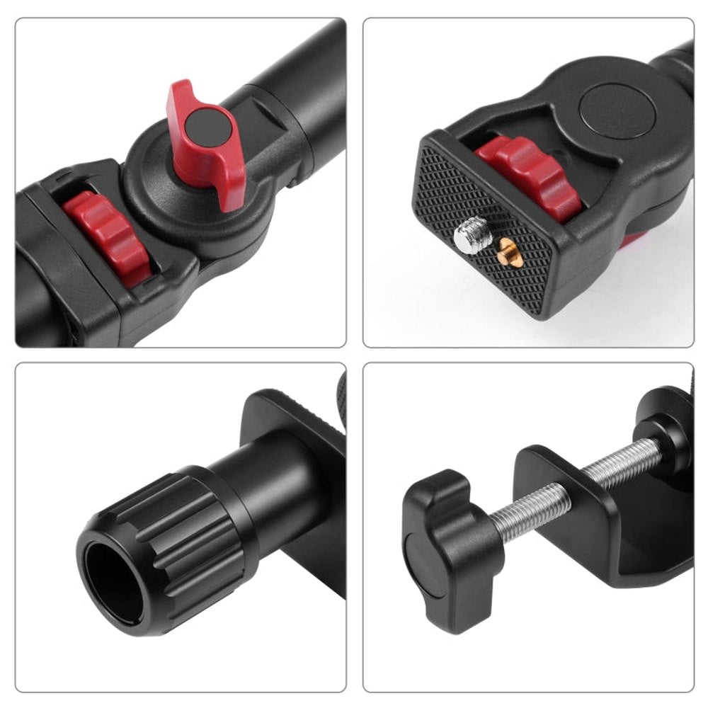 PULUZ Overhead Camera Mount C - Clamp Desk Stand Live Holder - laboratorydeal