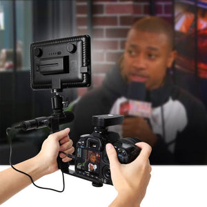 PULUZ Professional Interview Condenser Video Shotgun Microphone with 3.5mm Audio Cable for DSLR & DV Camcorder, Microphone - laboratorydeal