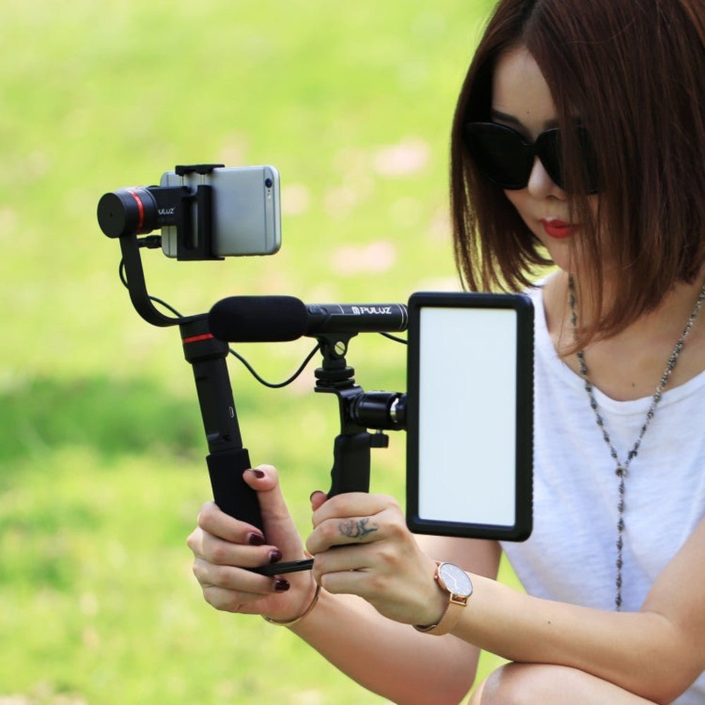 PULUZ Professional Interview Condenser Video Shotgun Microphone with 3.5mm Audio Cable for DSLR & DV Camcorder, Microphone - laboratorydeal