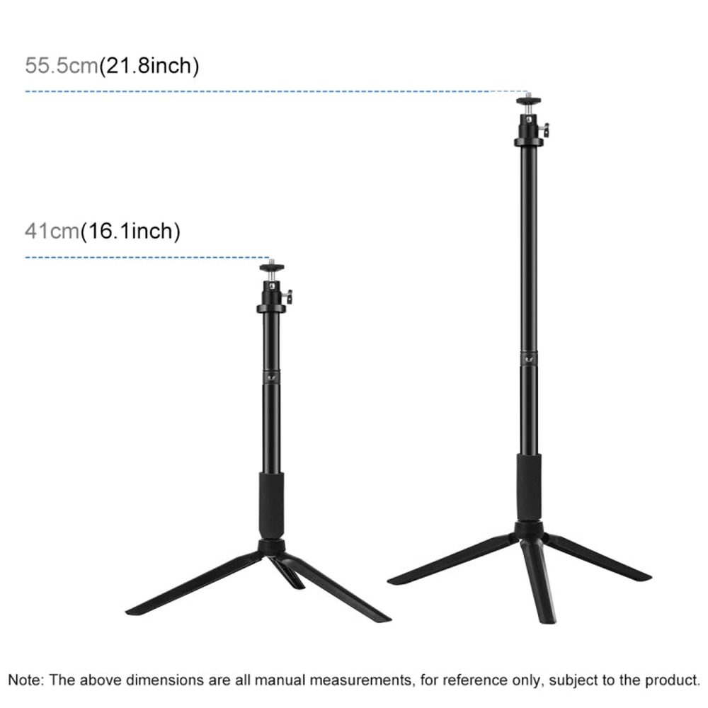 PULUZ Tripod Mount + Extension Rod + Live Broadcast Dual Phone Bracket + 6.2 inch 16cm LED Ring Vlogging Video Light Kits, 4 in 1 Live Broadcast Kits - laboratorydeal